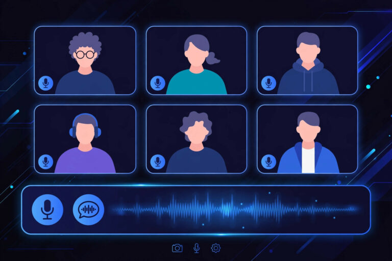 Zoom meeting window with live captions enabled during a video call