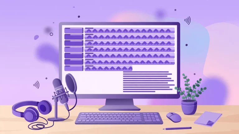 Descript review, transcript-based audio and video editing interface overview