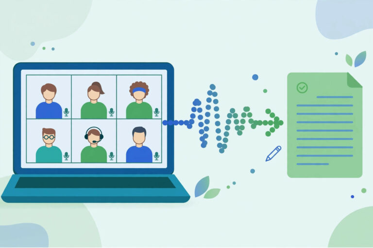 How to transcribe Google Meet recording to text
