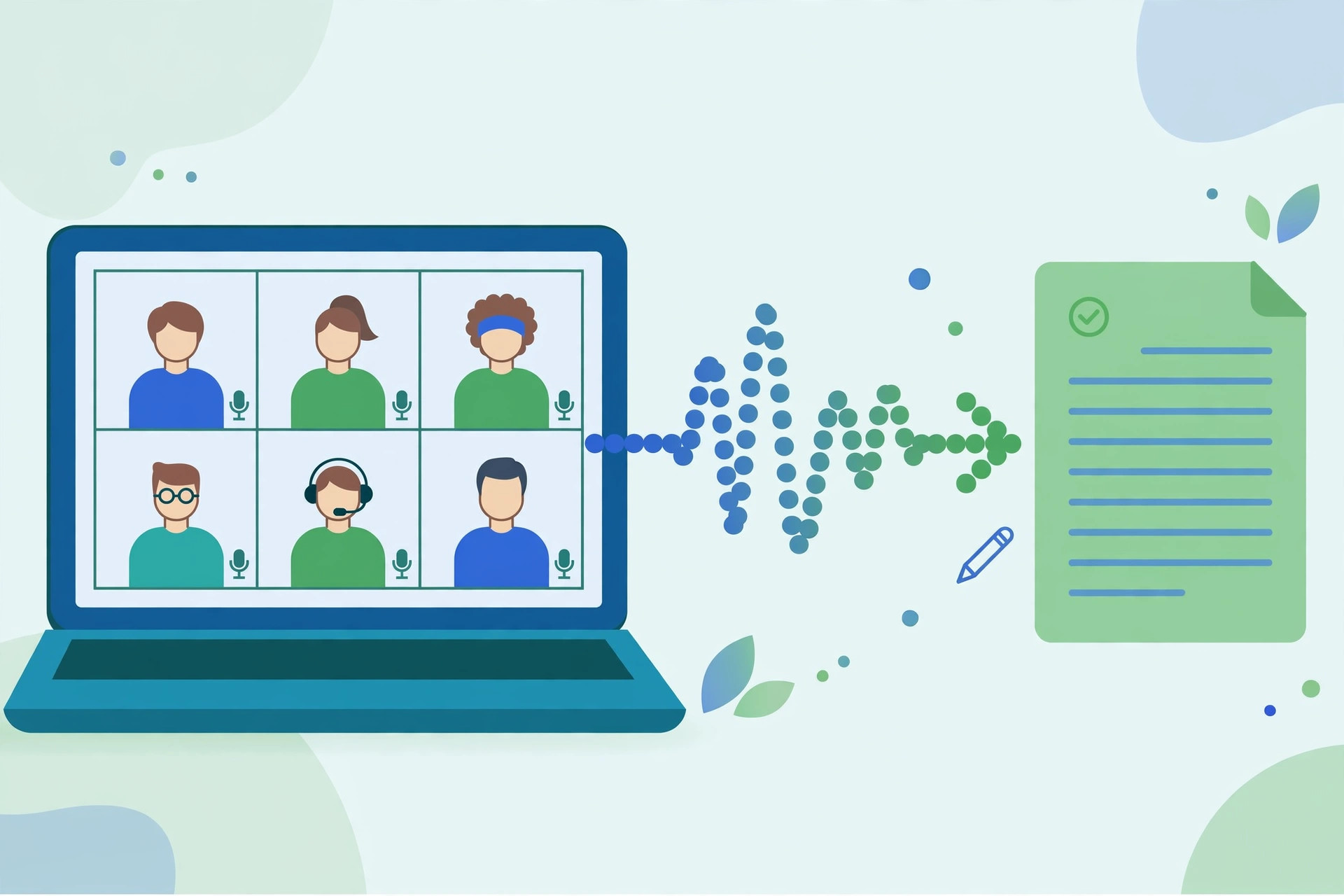 How to transcribe Google Meet recording to text