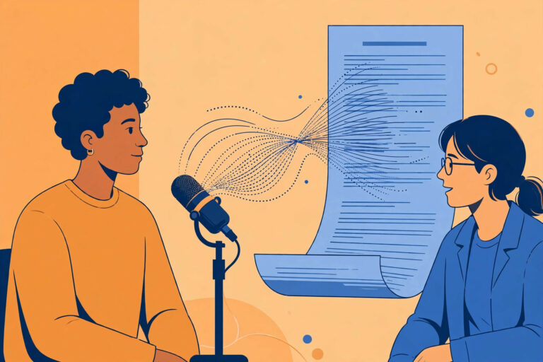 How to transcribe interview recording to text
